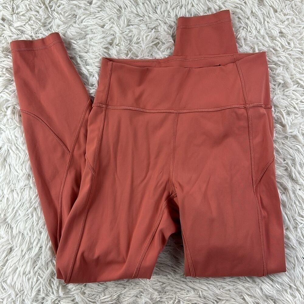 Lululemon In Movement Tight 25" *Everlux Rustic Coral